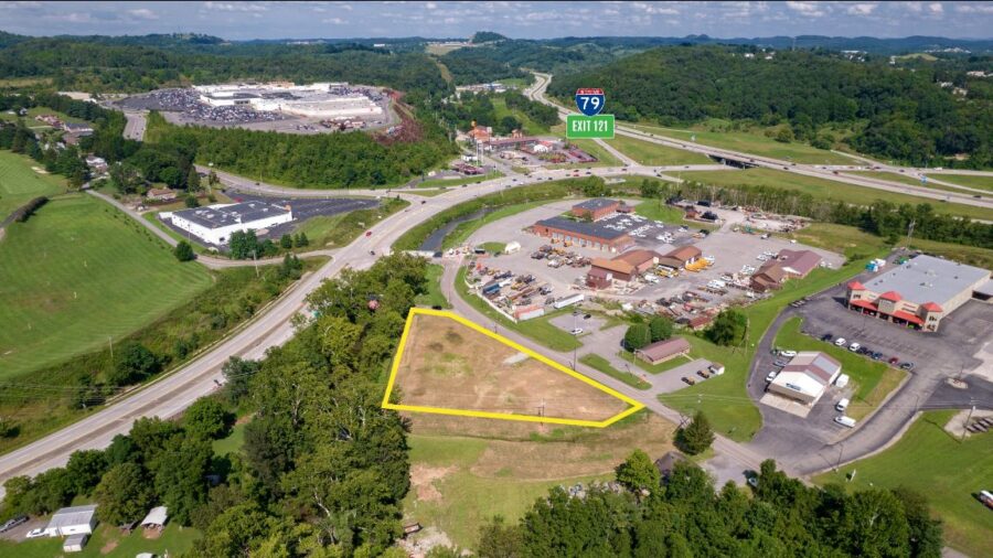 Aerial graphic of Murphys Run Road in Bridgeport, WV