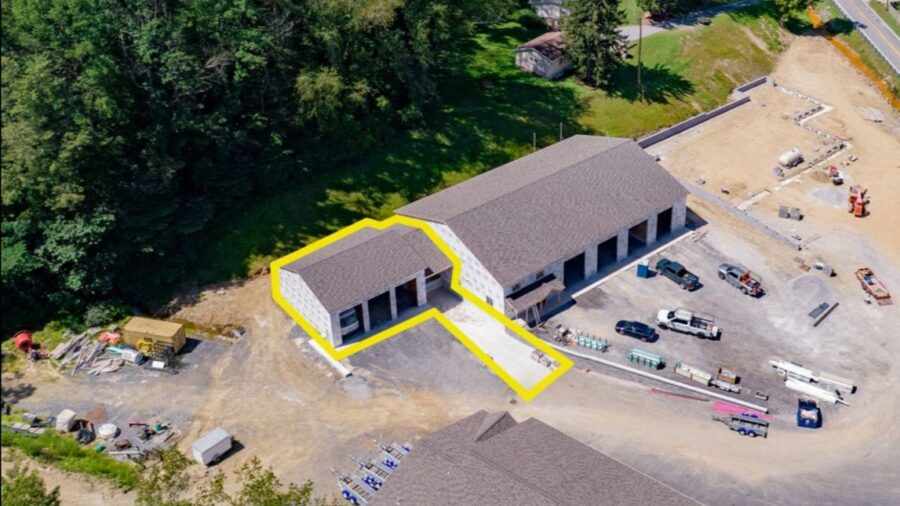 Aerial graphic of 977 Canyon Road in Morgantown, WV